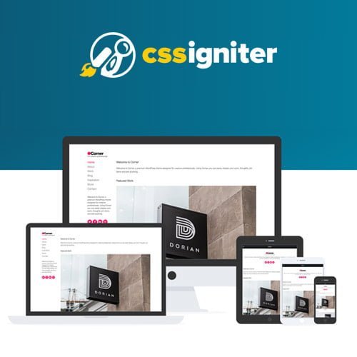 CSS-Igniter-Corner-WordPress-Theme.jpg CSS Igniter Corner WordPress Theme - Image 1