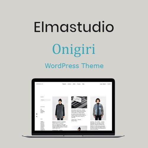 ElmaStudio-Onigiri-WordPress-Theme.jpg ElmaStudio Onigiri WordPress Theme - Image 1