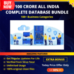 100 CRORE ALL INDIA DATABASE - UPDATED VERSION 2024