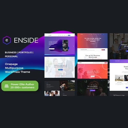 enside.jpg Enside - Multipurpose Onepage Landing Page WordPress Theme - Image 1